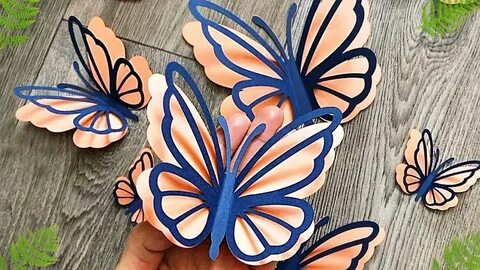 Бабочки из бумаги фото своими руками - Поделки из бумаги своими руками: цветы, б