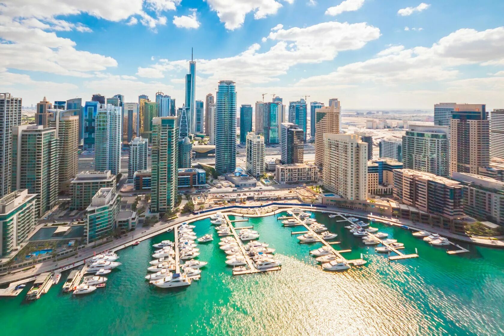 Дубай сверху. XLINE Dubai Marina (ОАЭ).