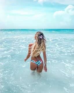 Hidden beach girl