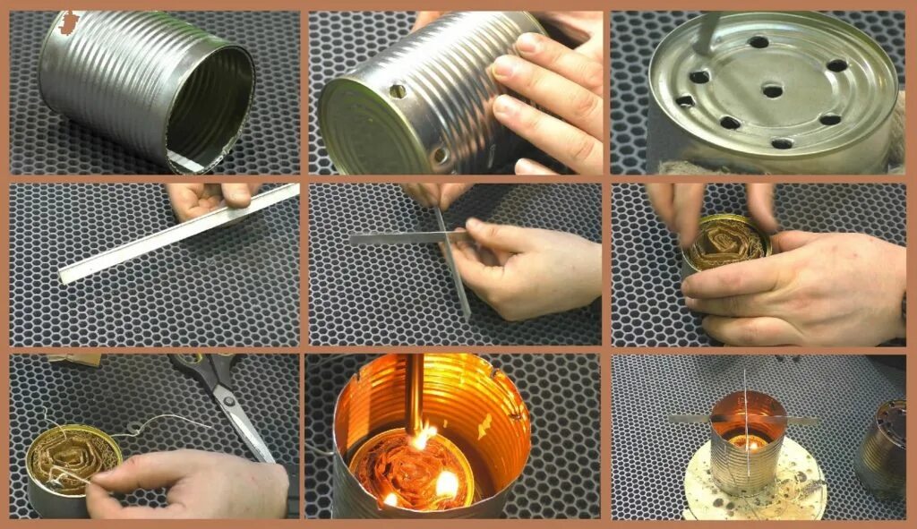 свечка из консервной банки