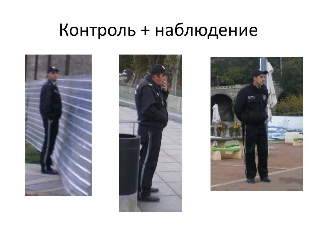 Наблюдение контроль. Наблюдение контроль