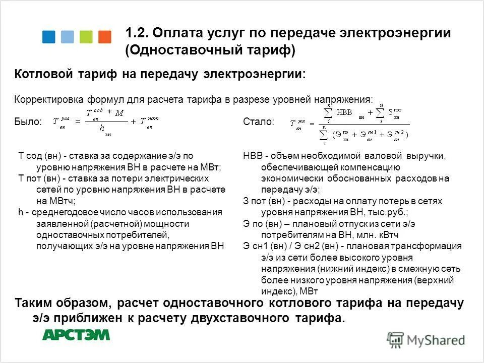 Как рассчитывается электроэнергия тарифы