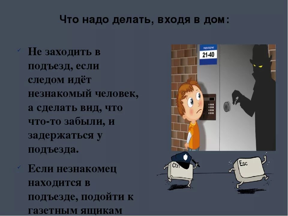 Что делать если через. Ситуация криминогенного характера в подъезде. Криминогенные ситуации в подъезде дома. Криминогенные ситуации в доме квартире. Ситуации криминогенного характера в доме квартире и подъезде.