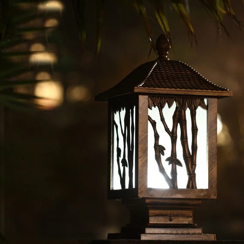 Светильник парковый Garden Lamp NGF-06. Японский уличный фонарь. Уличные светильники в японском стиле. Японский садовый фонарь