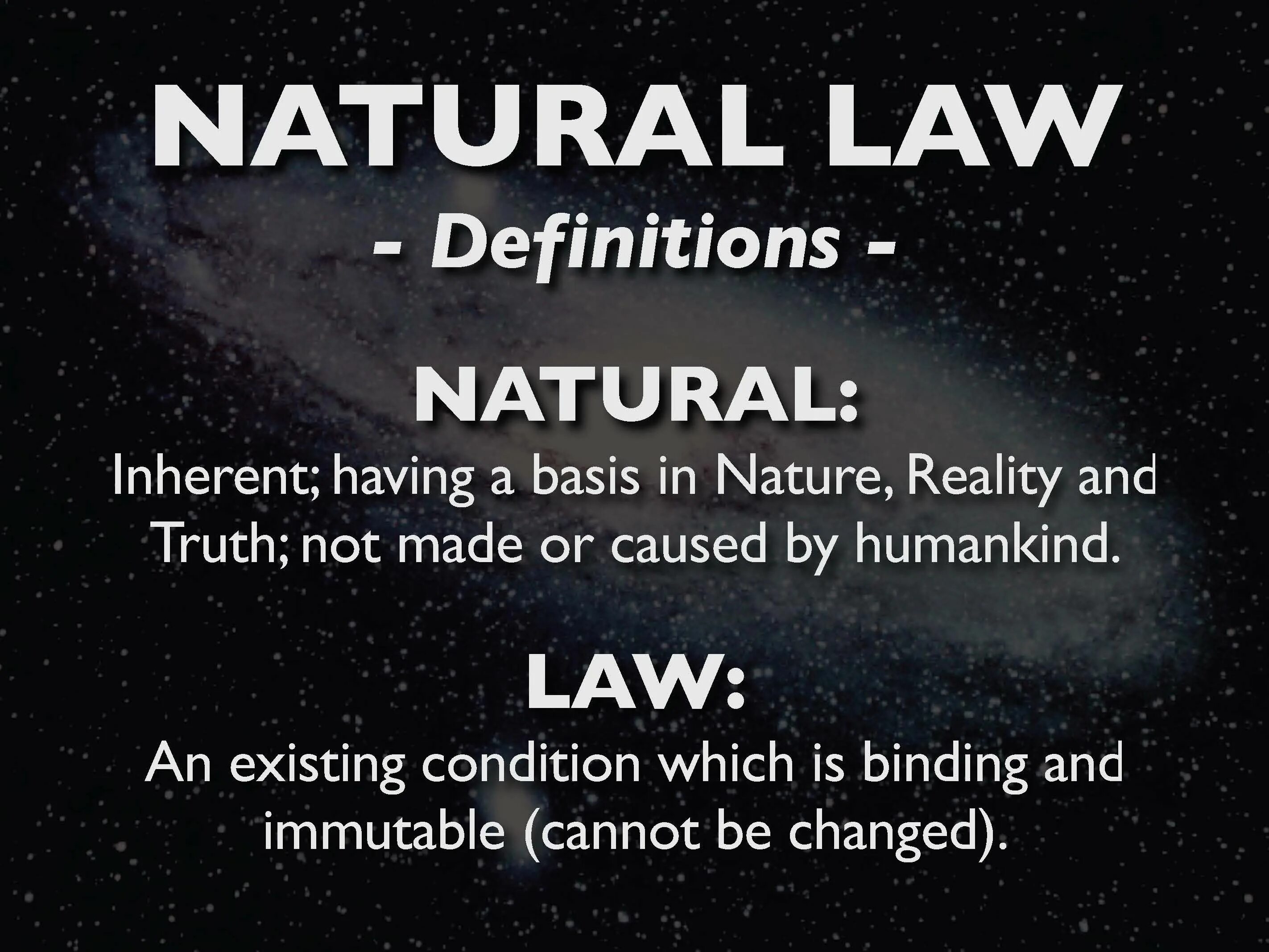 Natural law. Laws of nature. The Definition of Law. Natural Law examples.