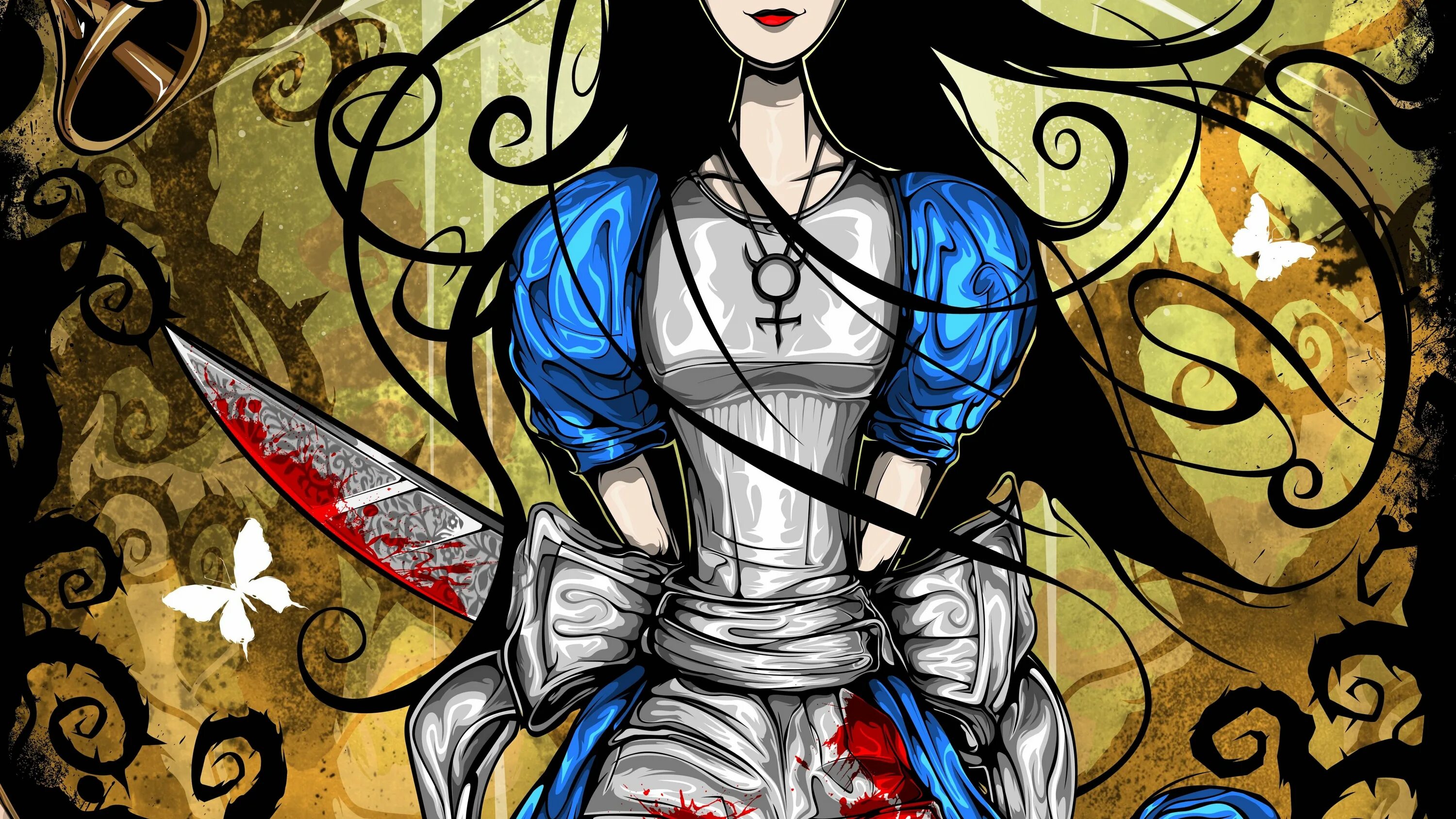 Алиса очень крутую. Алиса american mcgee madness returns. алиса маднес ретурн арт. обои на рабочий стол алиса в стране кошмаров.