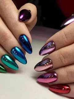 Самый красивый маникюр с втиркой