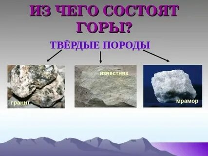 Породы горов
