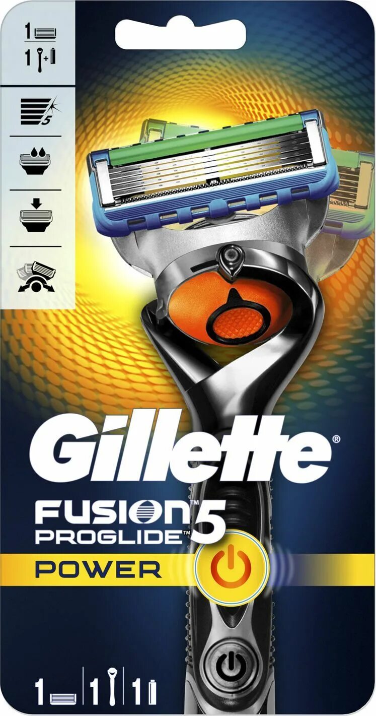 Джилет Фьюжн Проглайд 5 повер. Fusion5 proglide power