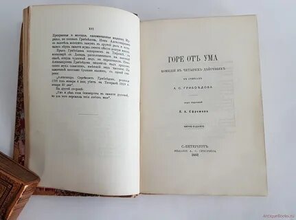 Суть книги горе от ума