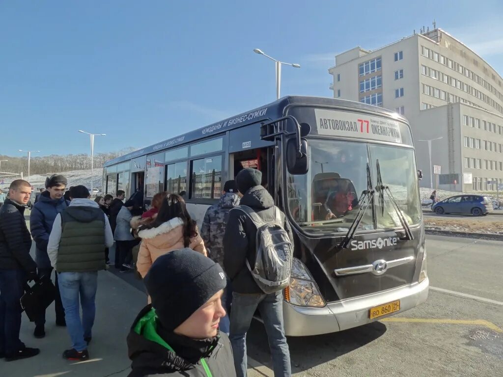 Маршрут 77 автобуса владивосток