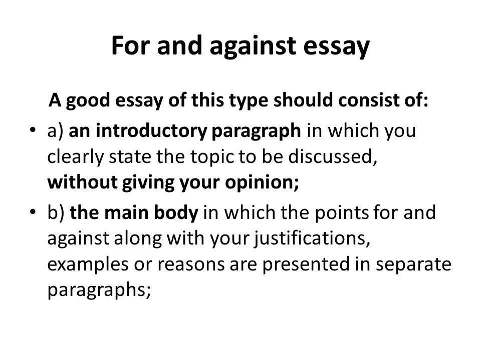 For and against writing. Шаблон for and against essay. Эссе for and against. План for and against essay. For and against essay структура.