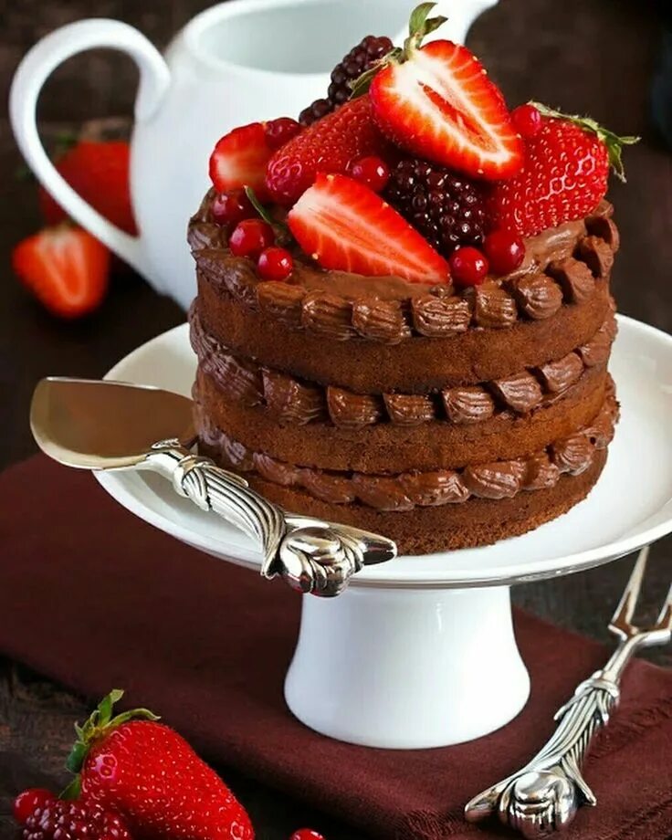 Прекрасного утра ⋆ Открытки анимация Desserts, Food, Cake