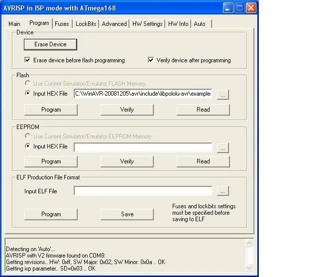 Flash programming