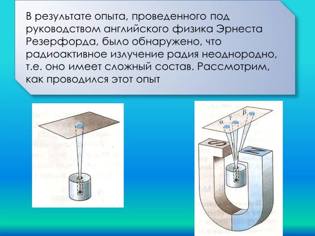 Опыт Эрнеста Резерфорда по изучению радиоактивности. Опыт Резерфорда по исследованию состава радиоактивного излучения. Опыт Резерфорда изучение радиоактивности. Опыт Резерфорда 1899. Опыты резерфорда по определению состава радиоактивного излучения