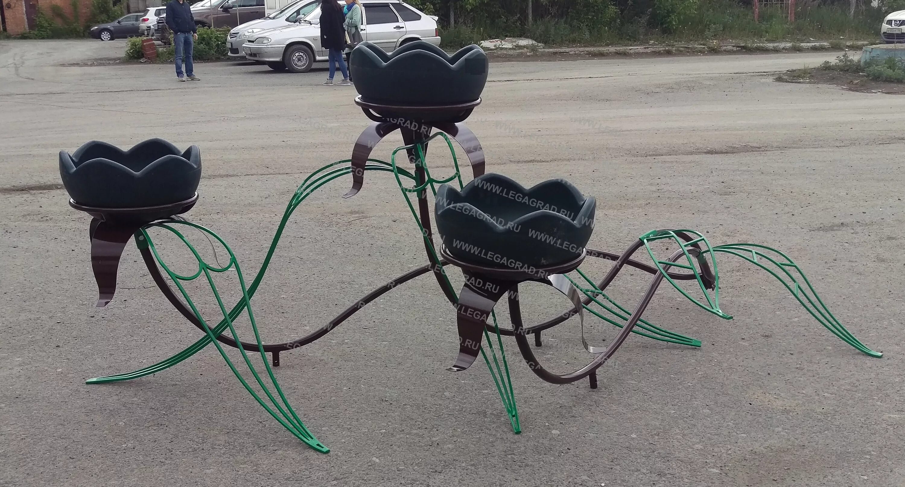 Цветочница металлическая цм 1 1