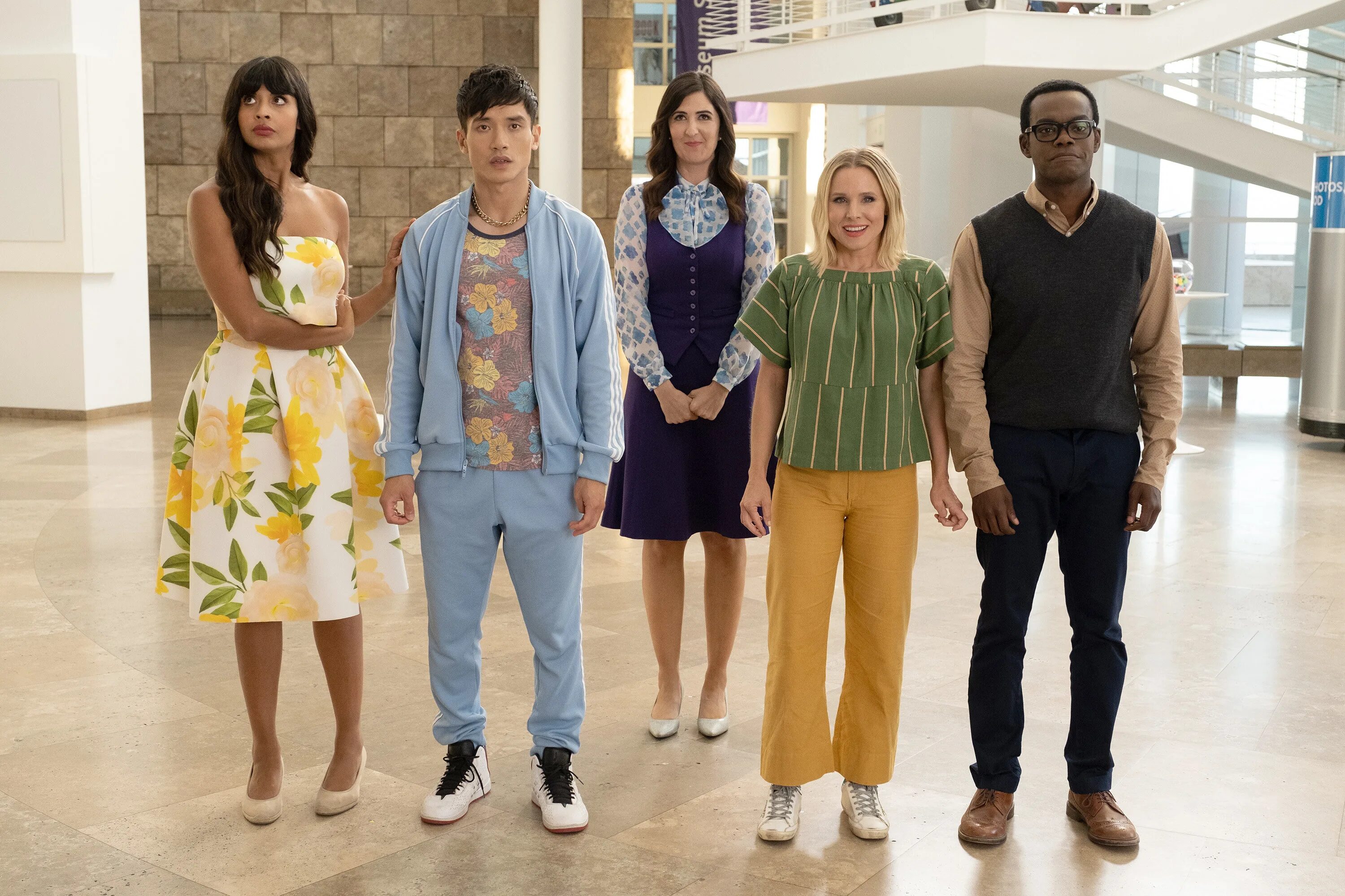 Getting better this place. Кристен белл the good place.