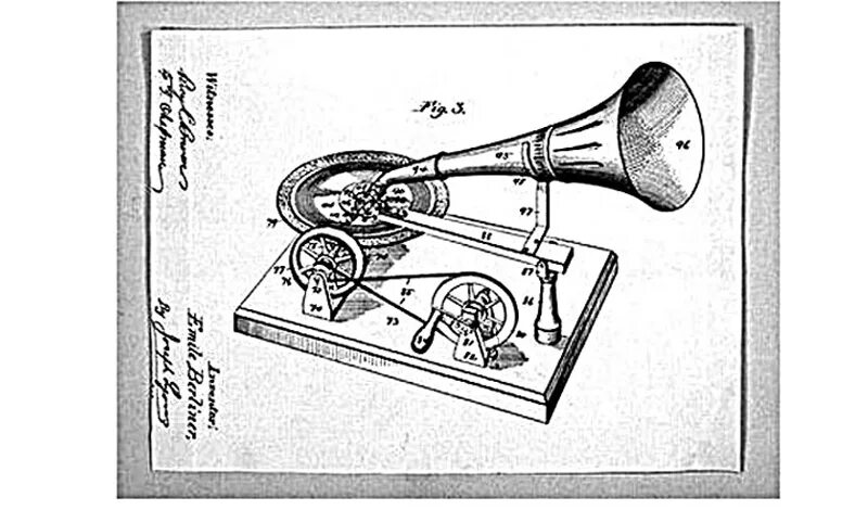 Граммофон Берлинера 1887. Граммофон Эмиля Берлинера 1902. Граммофон Эмиля Берлинера пластинки.