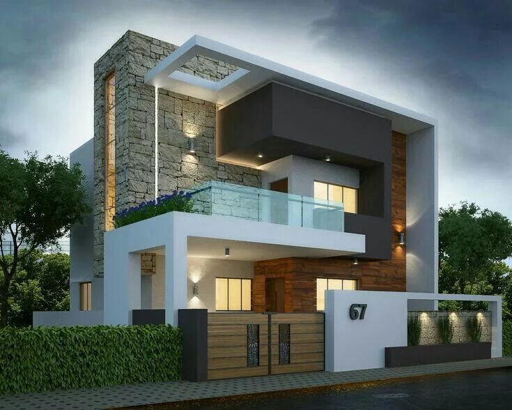 Well house design. Современные дома. Будущий дом. Современные дома. Дуплекс модерн.