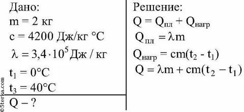 Сколько льда взятого при 0 расплавится