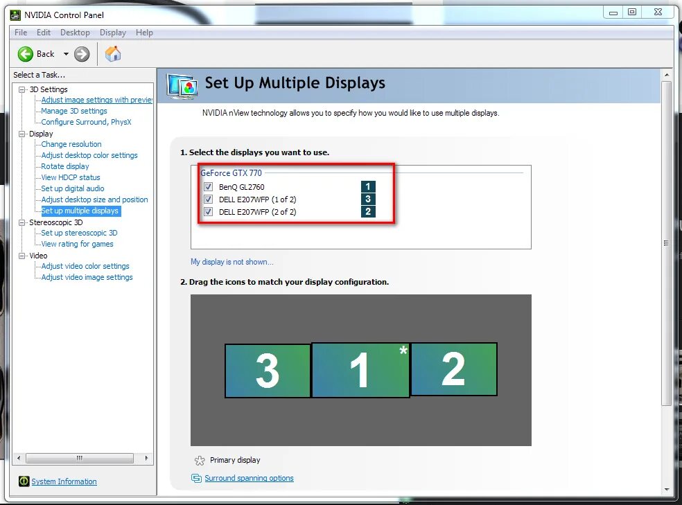 Multiple window 3d synchronize
