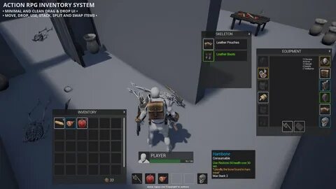 Unreal engine инвентарь