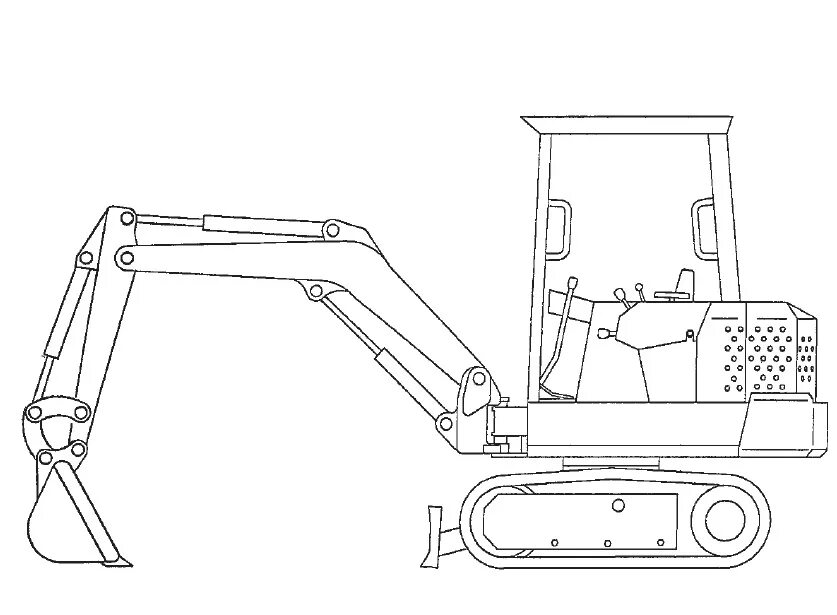 Мини экскаватор чертеж. Экскаватор Бобкэт чертеж. Мини экскаватор HBP-9 чертеж. Бобкэт экскаватор раскраска. Чертежи Бобкэт.