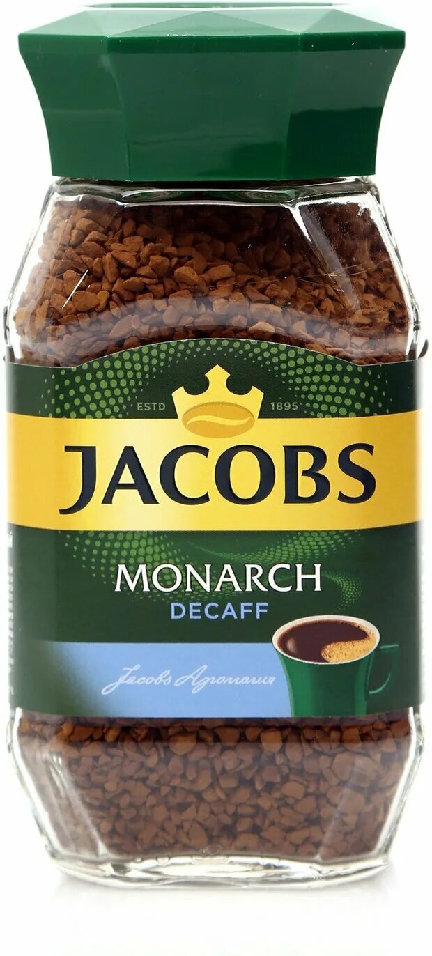 Купить кофе jacobs. Кофе Якобс Монарх Декаф 95 гр. Кофе растворимый Jacobs Monarch Decaff. Кофе Jacobs Monarch Decaf без кофеина. Jacobs Monarch Decaff 95гр.