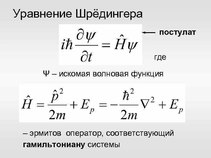 Собственные значения уравнения шредингера. Волновое уравнение шредингера в химии. волновое уравнение шредингера формула. волновое уравнение эрвин шредингер. общее уравнение шредингера формула.
