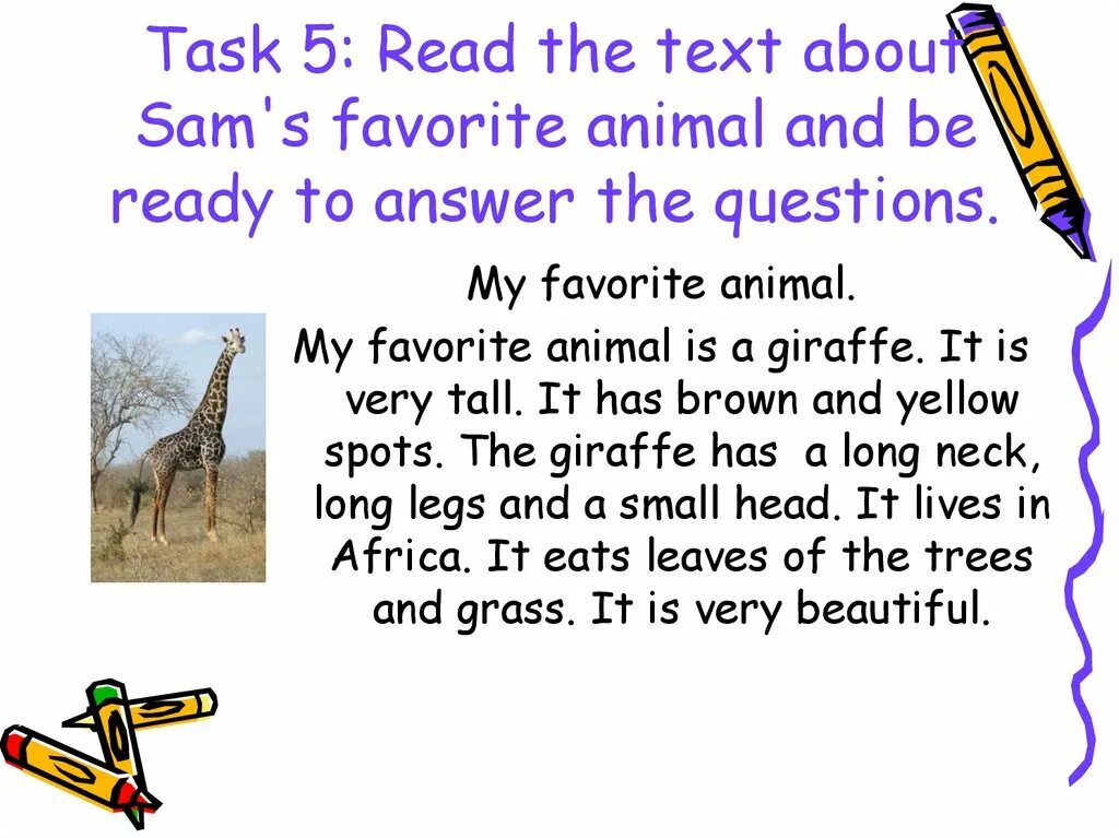 Read and the right word