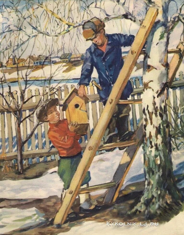 Развлечения весной для детей. Мурзилка 1957.