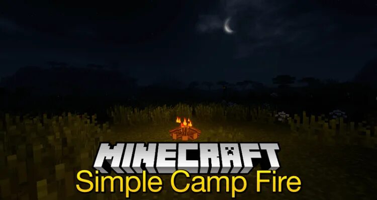 Simple camp. 1.12.2 Костер. Красивый костёр в майнкрафт 1.20.1. Костёр из мода.