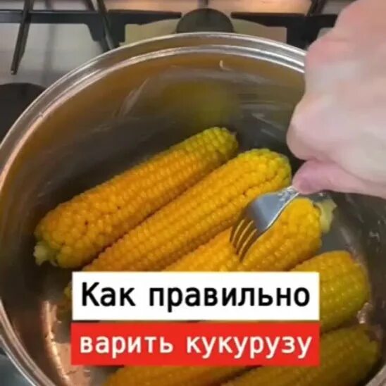 Как сварить вкусную кукурузную