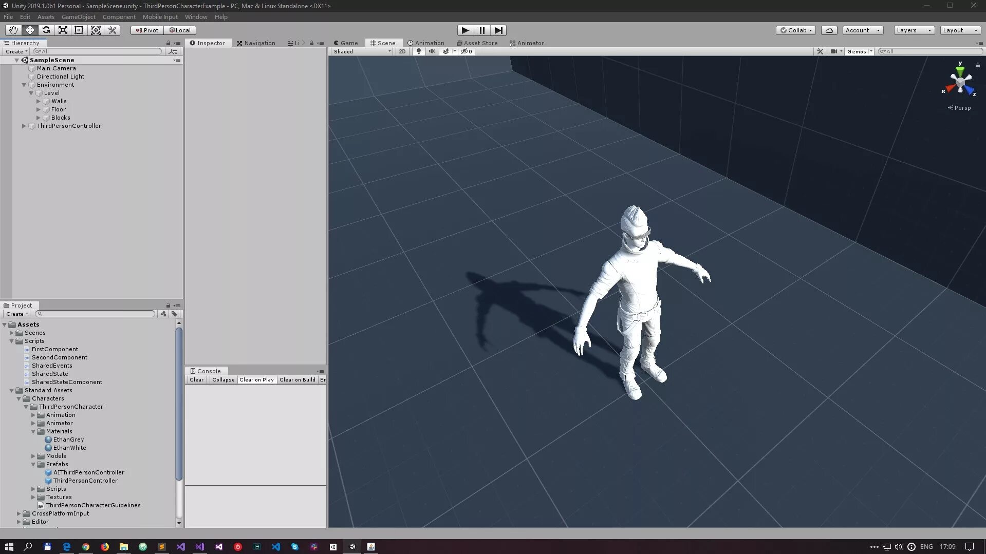 Скрипт на ходьбу. Unity 3d. Unity уроки. Юнити 3д уроки. Управление персонажем Unity 3d.