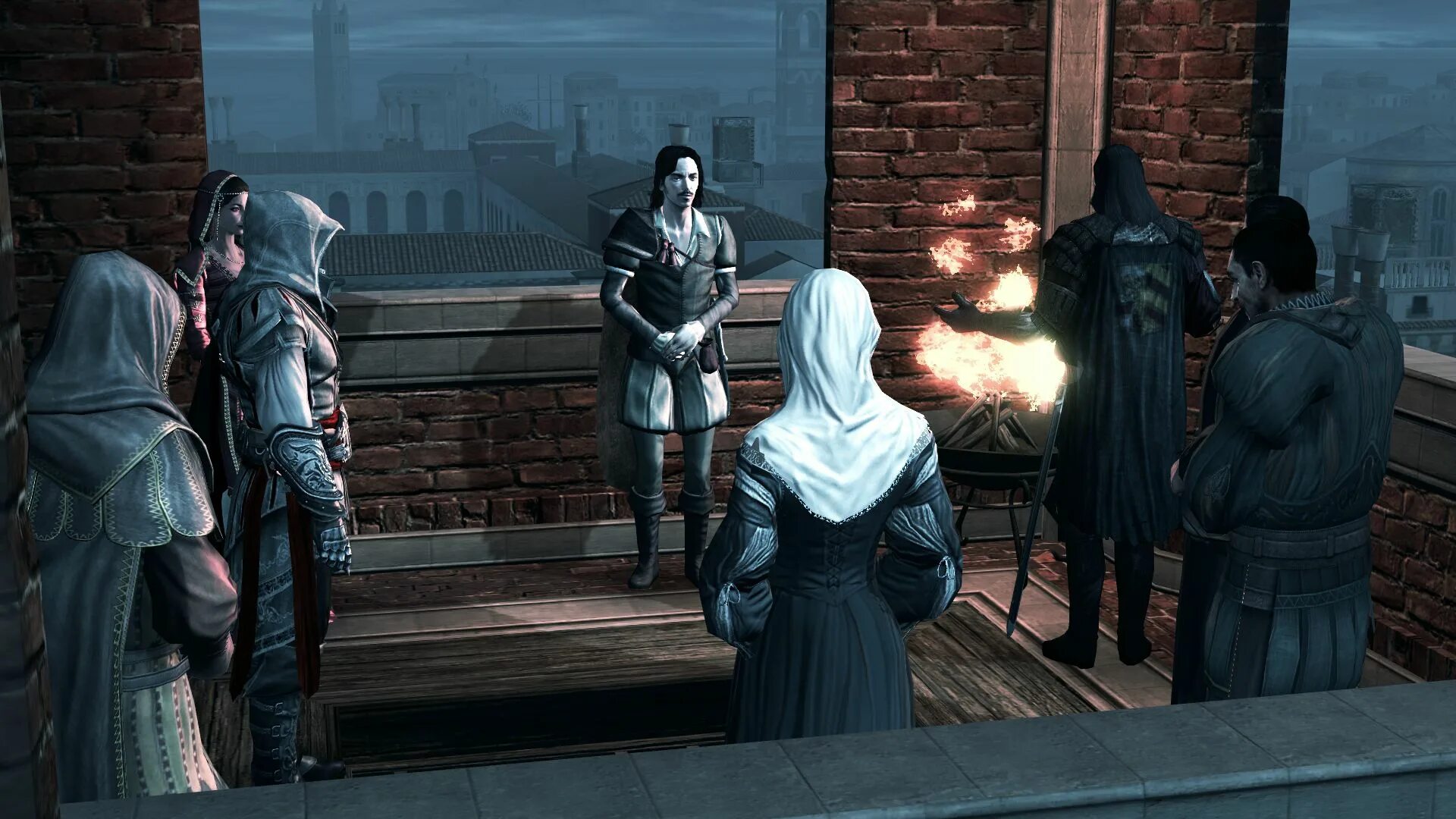 В чем суть ассасин крид. Посвящение Эцио в ассасины. Assassins Creed 2 склеп Аудиторе.