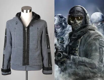 New Cosplay Modern Warfare2 Task Force 141 Ghost Coat battle Jacket.