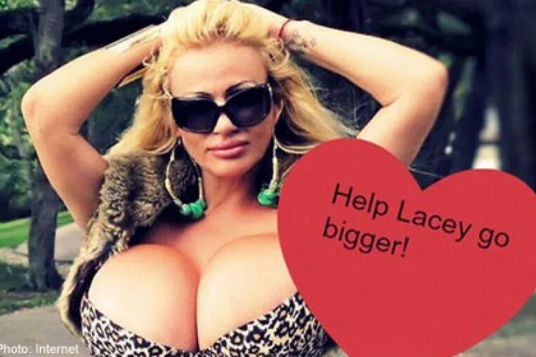 Glamour model raised in strict Mormon family has 54in 'inflatable' boobs... and