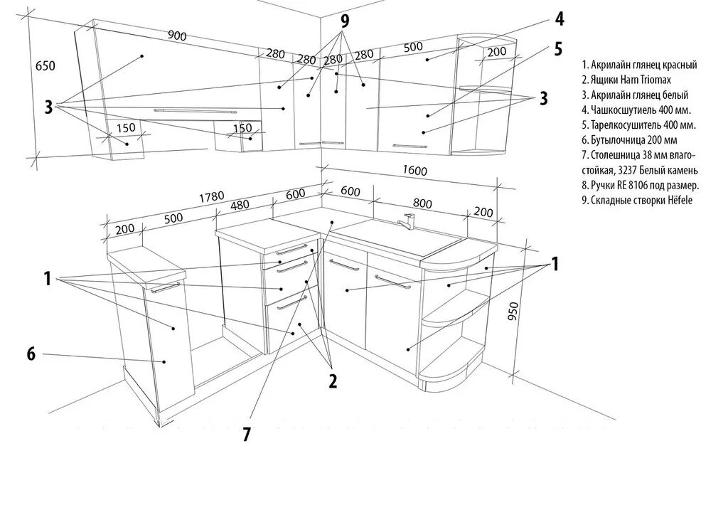 Схема сборки углового кухонного шкафа. Схема сборки верхнего углового кухонного шкафа. Чертежи раскроя кухонной мебели. Кухонный гарнитур сборочный чертеж.