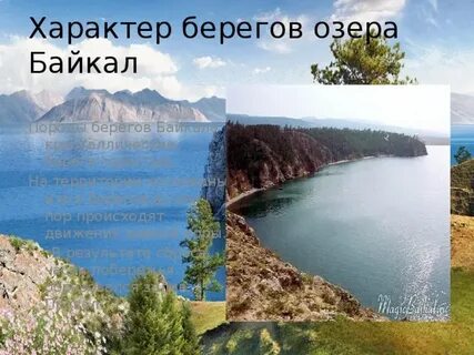 Характер берегов