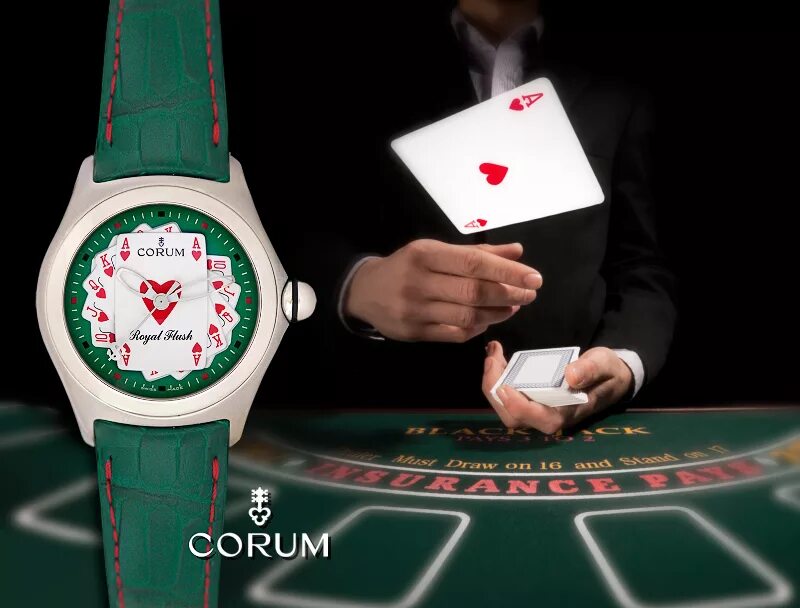 Часы покер. Часы corum royal flush. corum bubble royal flush. часы с покерной тематикой. циферблат для казино.