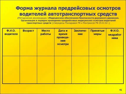 Тест предрейсовый медицинский осмотр
