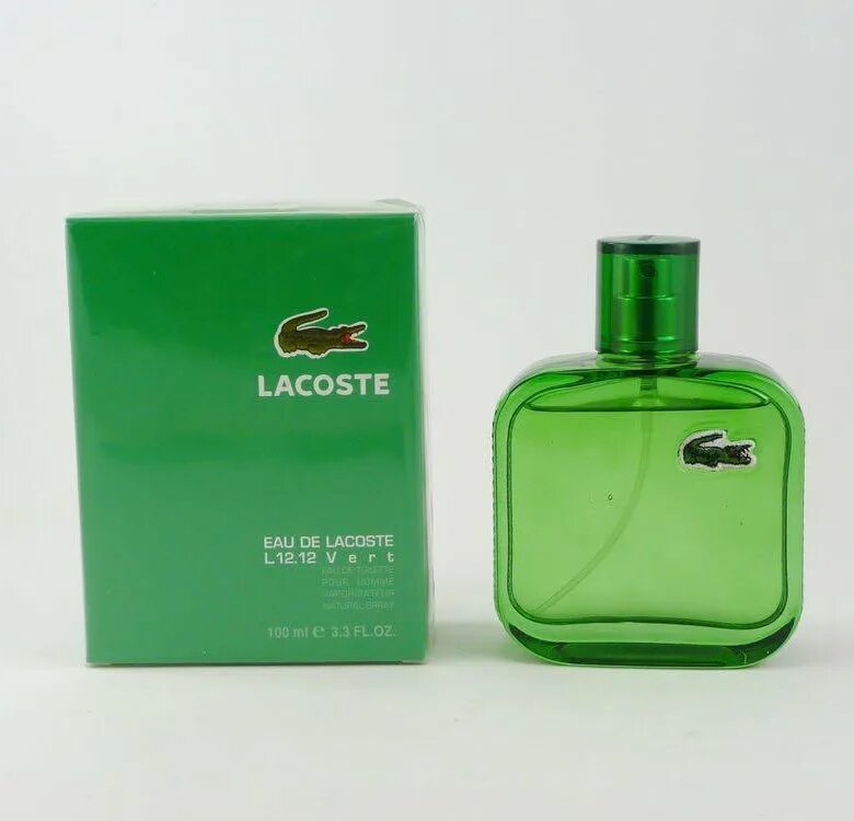 Духи лакосте зеленые. Lacoste l.12.12 Vert 100 ml. Лакост l12 зеленый. Лакост зеленый 100 мл. Лакост зеленые Vert.