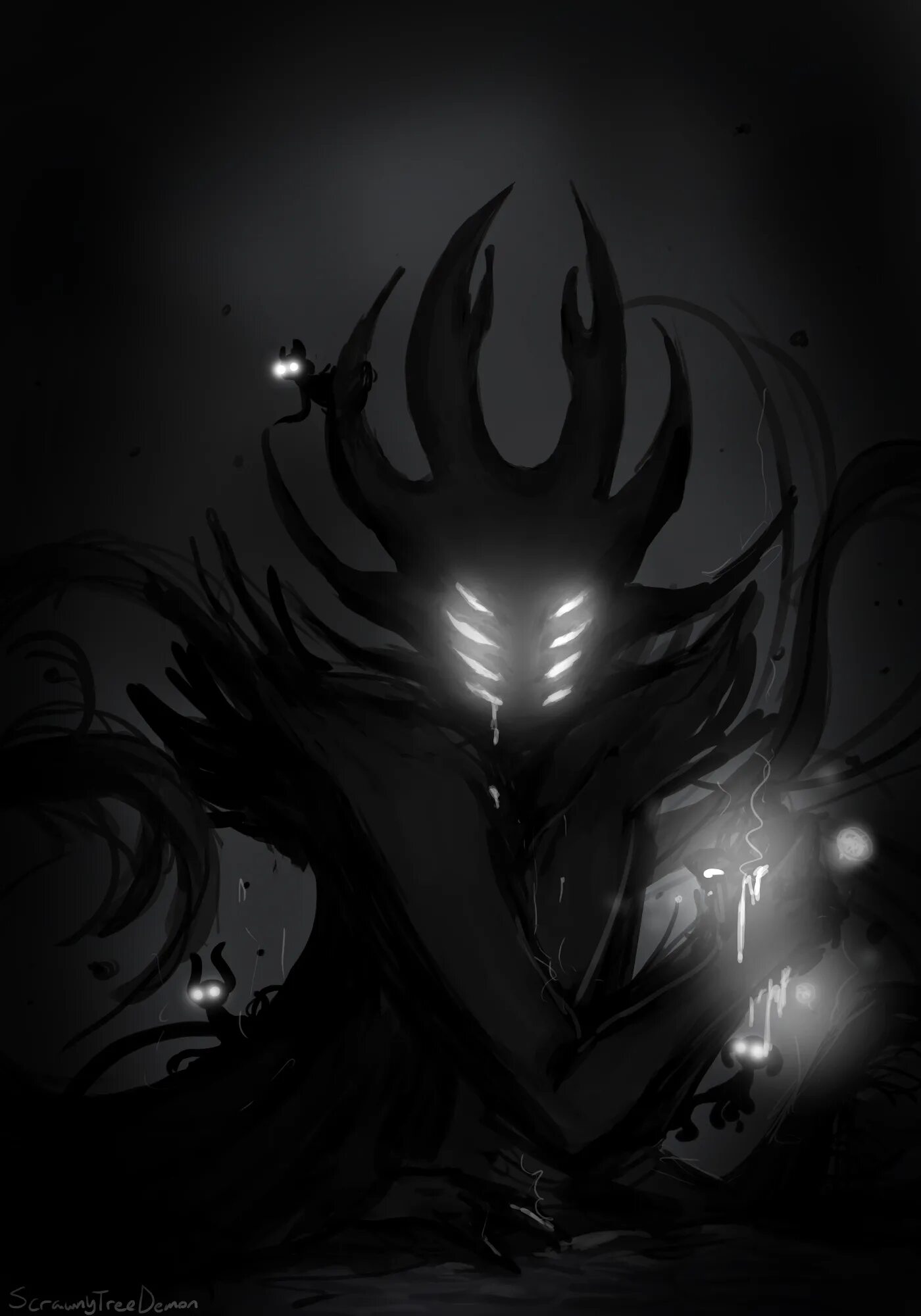 Hollow Knight Король теней. Бог пустоты Hollow Knight.