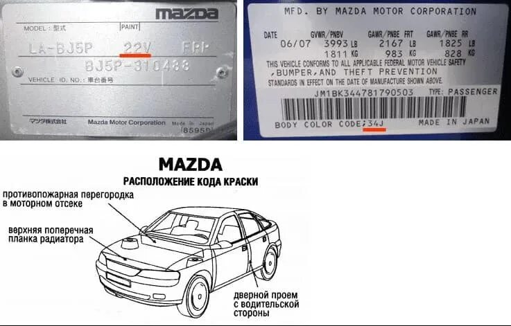 Код краски мазда 6. Табличка VIN Mazda 3 2004. Мазда 3 номер краски кузова. Мазда 6 GH табличка с кодом краски. Мазда 3 2005 года код краски по вин.
