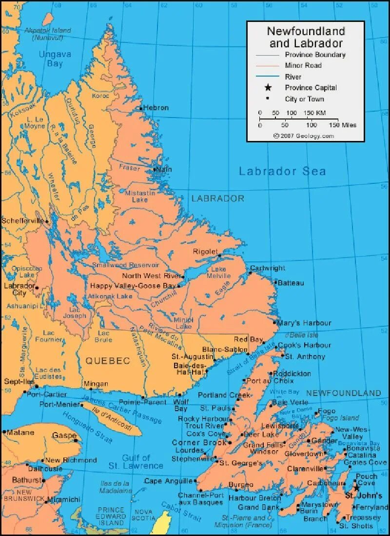 Где остров ньюфаундленд. Провинции ньюфаундленд и лабрадор на карте Канады. Ньюфаундленд и лабрадор Канада карта. Ньюфаундленд Канада на карте. Канада остров ньюфаундленд на карте.