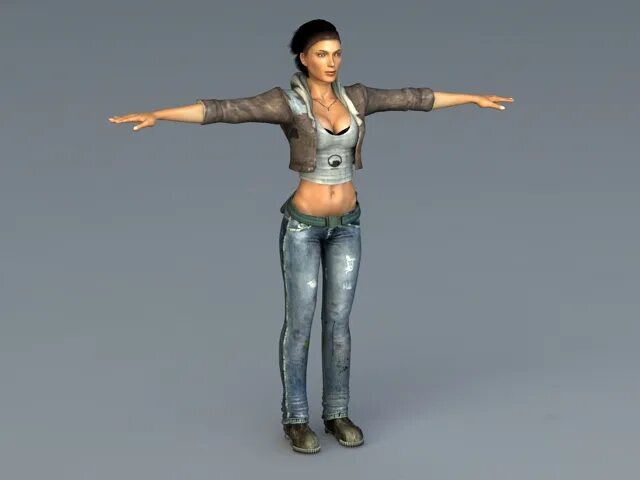 Как достать 3д модель из игры. Alyx vance half life alyx. half life 2 алекс. аликс вэнс 3д модель. алекс half life 2 моделька.