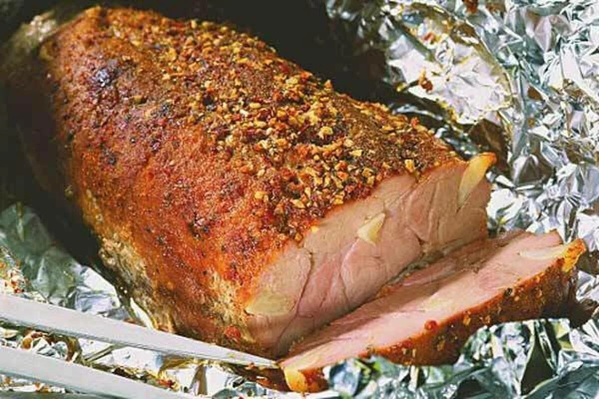 Как вкусно запечь кусок свинины