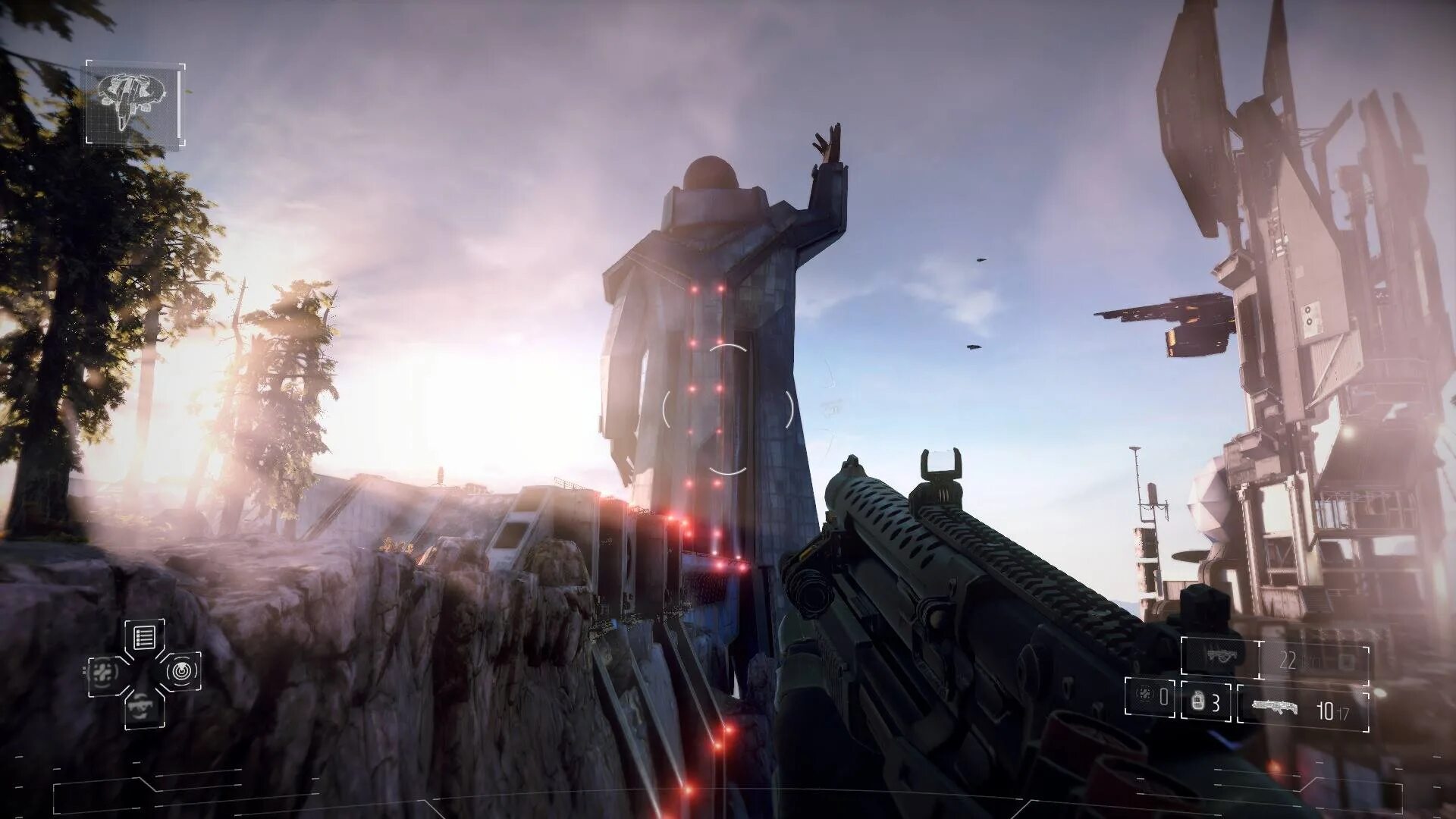 Shadow of fallen