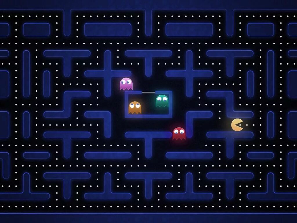 Pac man games. Пэкмен игра. ПАКМАНА игру ПАКМАНА. Пакман игра 90. Pacman игровое поле.