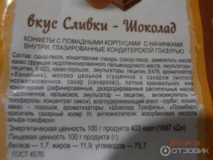 Конфета бжу